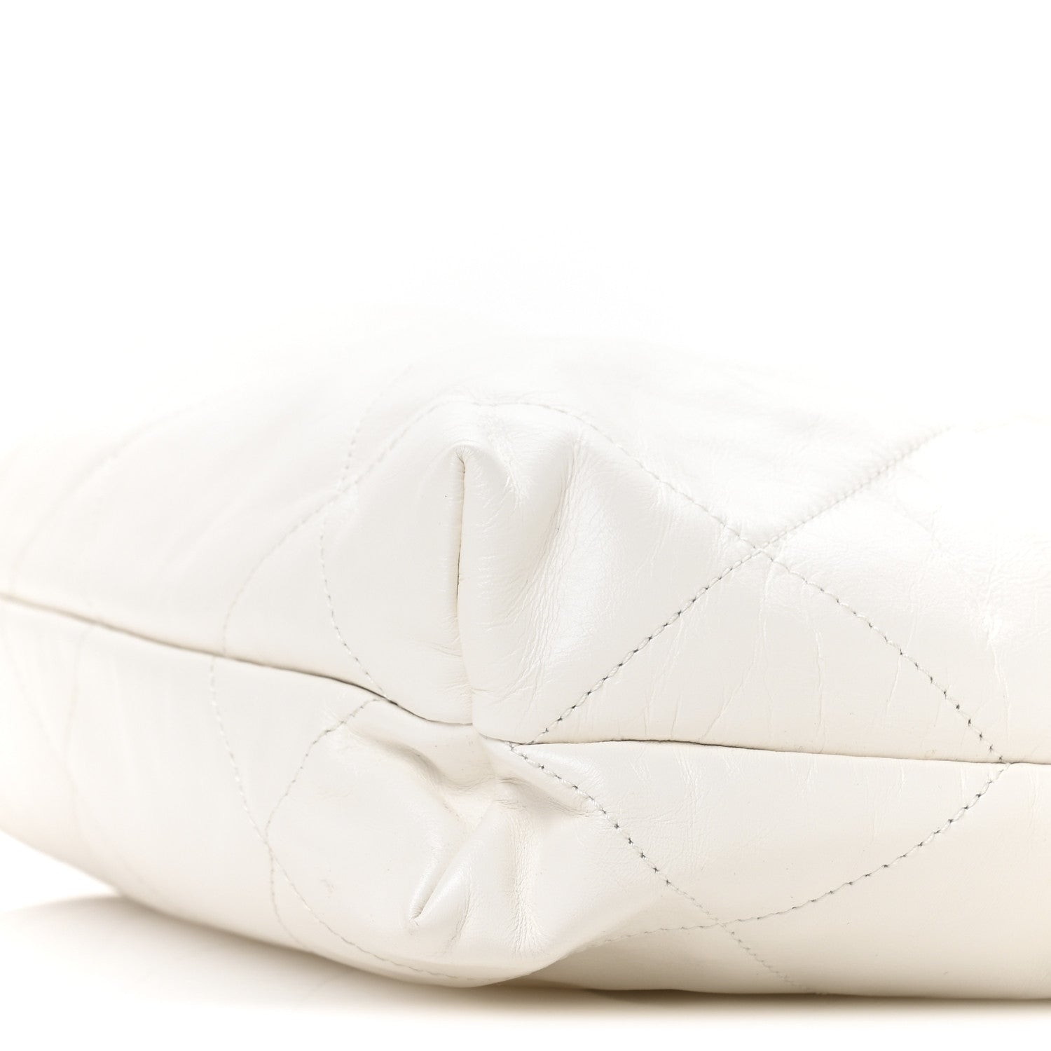 Chanel Shiny Calfskin Quilted Small Chanel 22 White 11 of 11