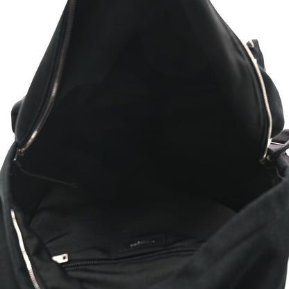 Saint Laurent Canvas City Studded Backpack Black 4 of 7