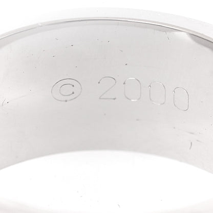 Cartier 18K White Gold C De Cartier Christmas Ring 51 5.75 6 of 6