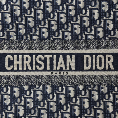 Christian Dior Oblique Medium Book Tote Blue Multicolor 10 of 11