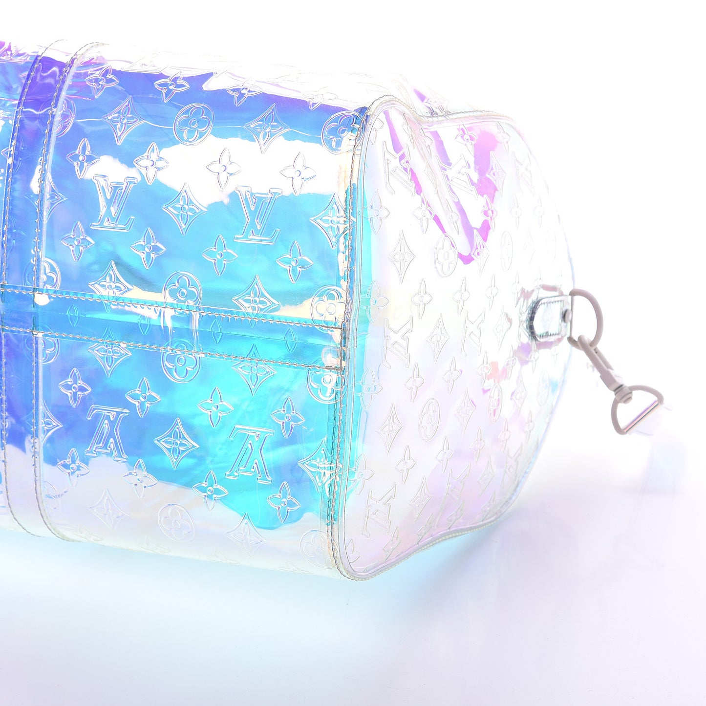 PVC Monogram Keepall Bandouliere 50 Iridescent Prism