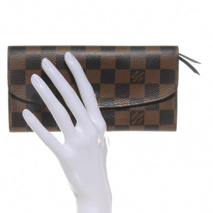 Louis Vuitton Damier Ebene Emilie Wallet 3 of 9