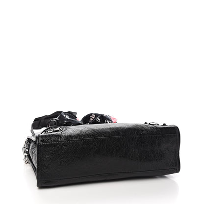Balenciaga Agneau Classic Silver Hardware S City Scarf Black 3 of 9