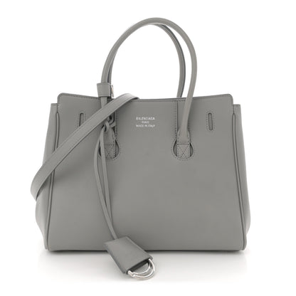 Balenciaga Smooth Calfskin Mini Hampton Carry All Bag Grey 1 of 10