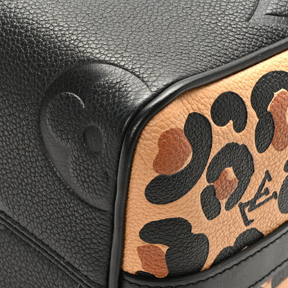 Louis Vuitton Empreinte Monogram Giant Wild At Heart Speedy Bandouliere 25 Black 8 of 10