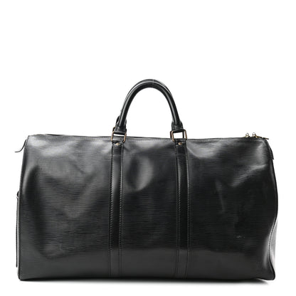 Louis Vuitton Epi Keepall 50 Black 1 of 13