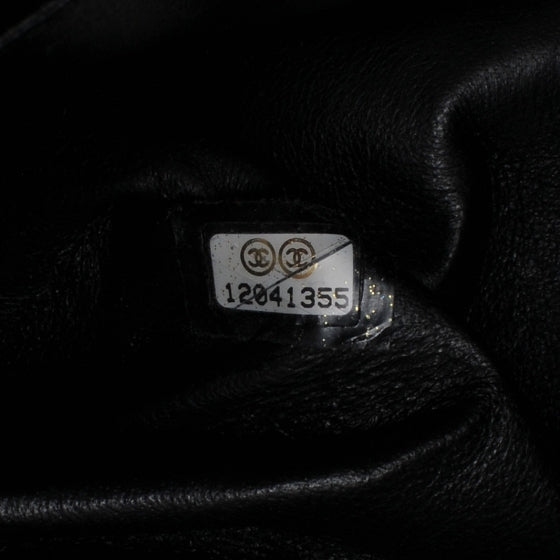 Chanel Quilted Leather 2.55 Reissue 227 Striped Black Flap 6 of 7