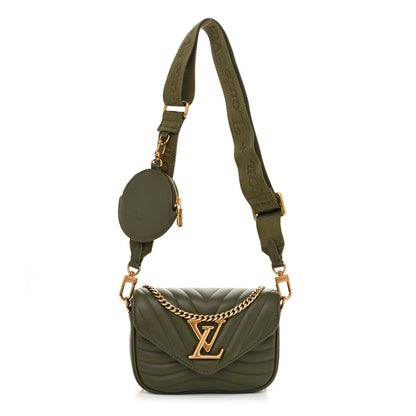 Louis Vuitton Calfskin New Wave Multi Pochette Kaki 1 of 10