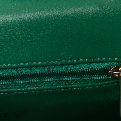 Chanel Caviar Quilted Business Affinity Backpack Green 11 of 11