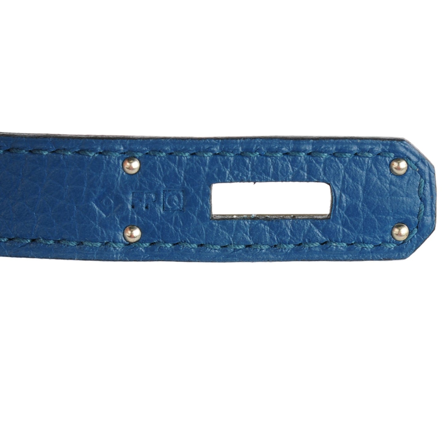 Taurillon Clemence Birkin 35 Bleu Thalassa