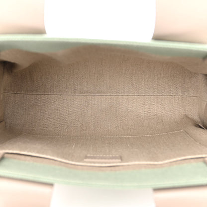 Chloe Linen Calfskin Medium Woody Ribbon Tote Warm Green 4 of 8