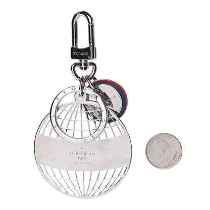 Louis Vuitton Globe LV League Bag Charm Key Ring 2 of 3