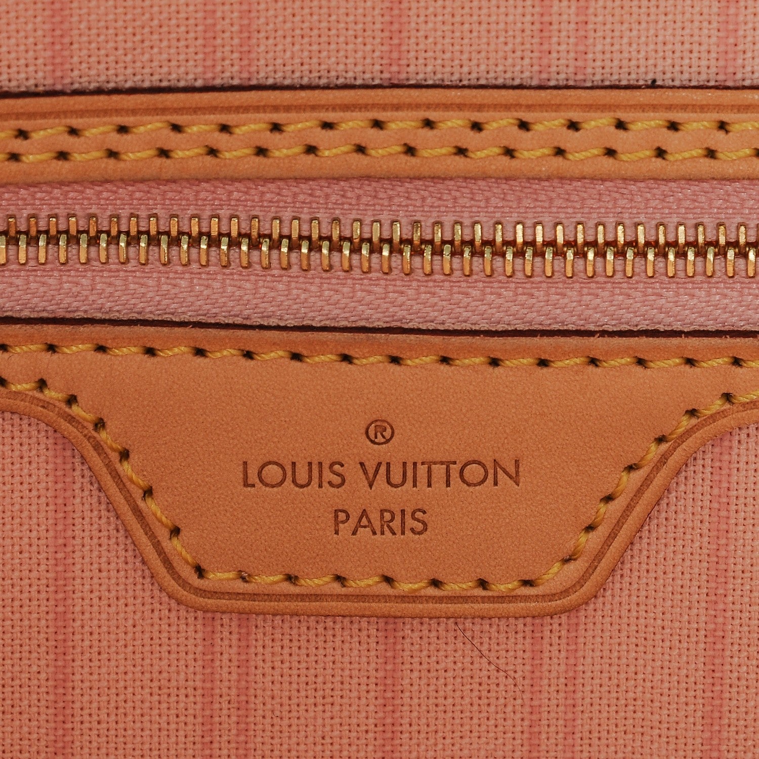 Louis Vuitton Damier Azur Delightful MM Rose Ballerine 6 of 7