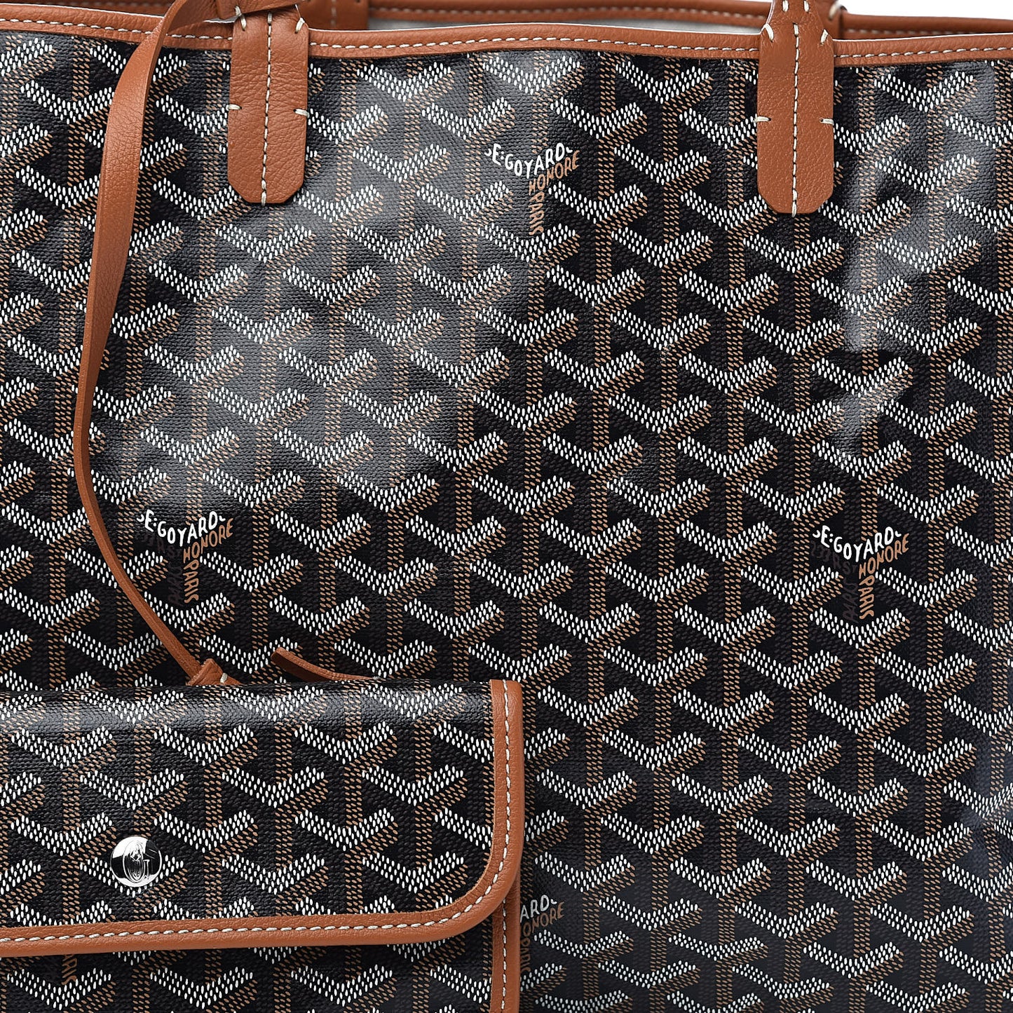 Goyardine Saint Louis PM Black Gold