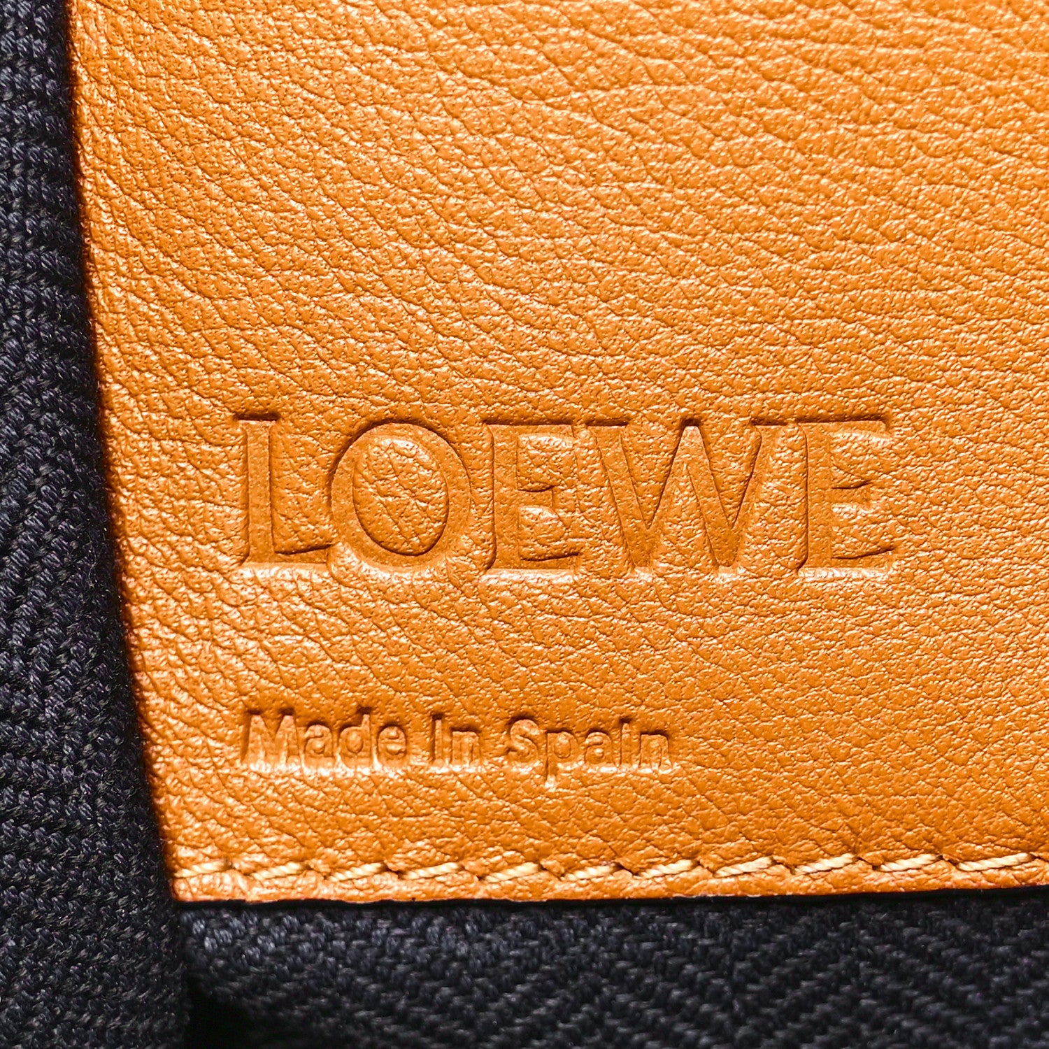 Loewe Calfskin Small Hammock Shoulder Bag Tan 6 of 9