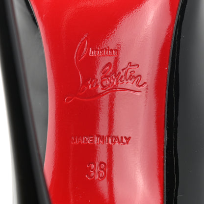 Christian Louboutin Patent So Kate 120 Pumps 38 Black 6 of 9