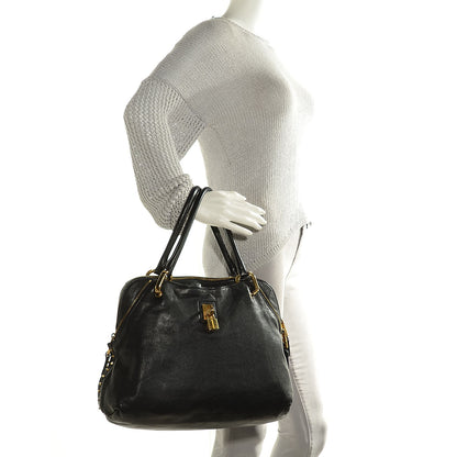 Marc Jacobs Lambskin Paradise Rio Satchel Black 2 of 11