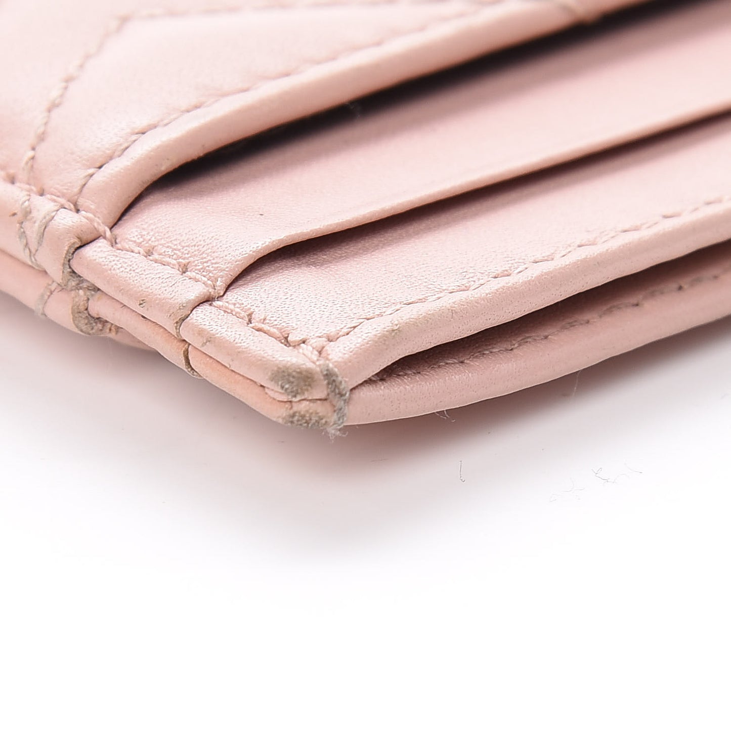 Calfskin Matelasse GG Marmont Card Holder Perfect Pink