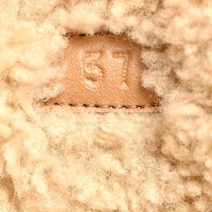 Gucci Suede Wool Womens Prestige Booties 37 Butterscotch 7 of 9