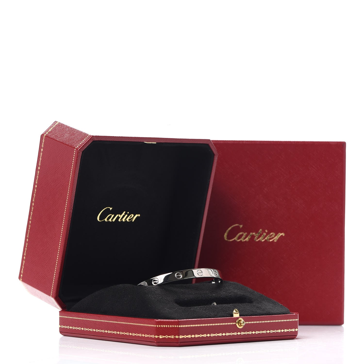 Cartier 18K White Gold LOVE Bracelet 18 5 of 5