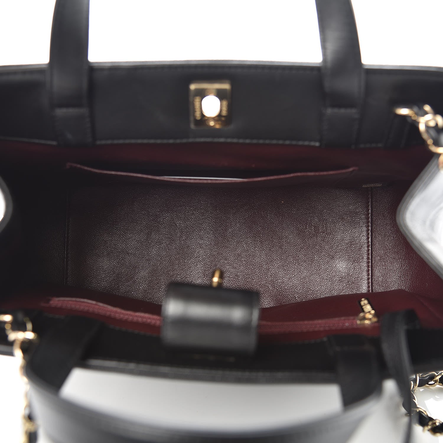 Chanel Caviar Quilted Small Business Affinity Shopping Bag Black 7 of 10