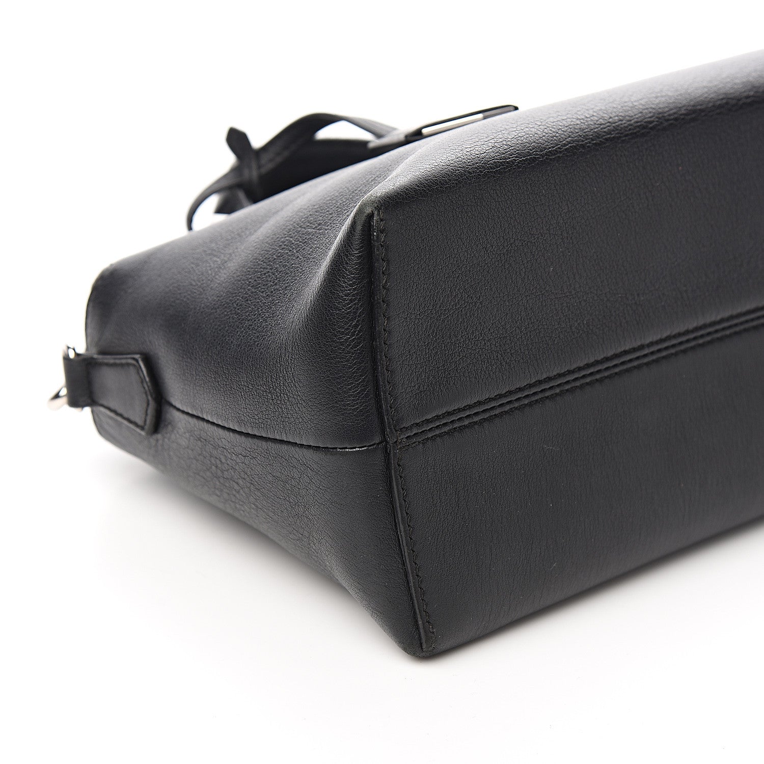 Fendi Vitello Dolce Medium By The Way Boston Bag Black 7 of 9