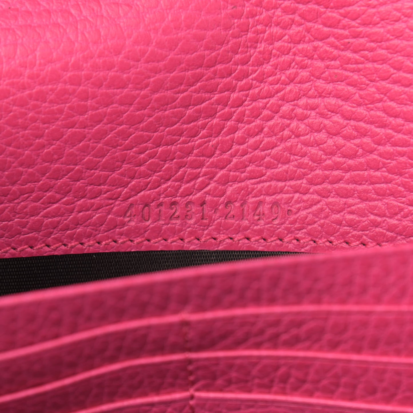 Dollar Calfskin Crystal Mini Dionysus Chain Wallet Box Pink