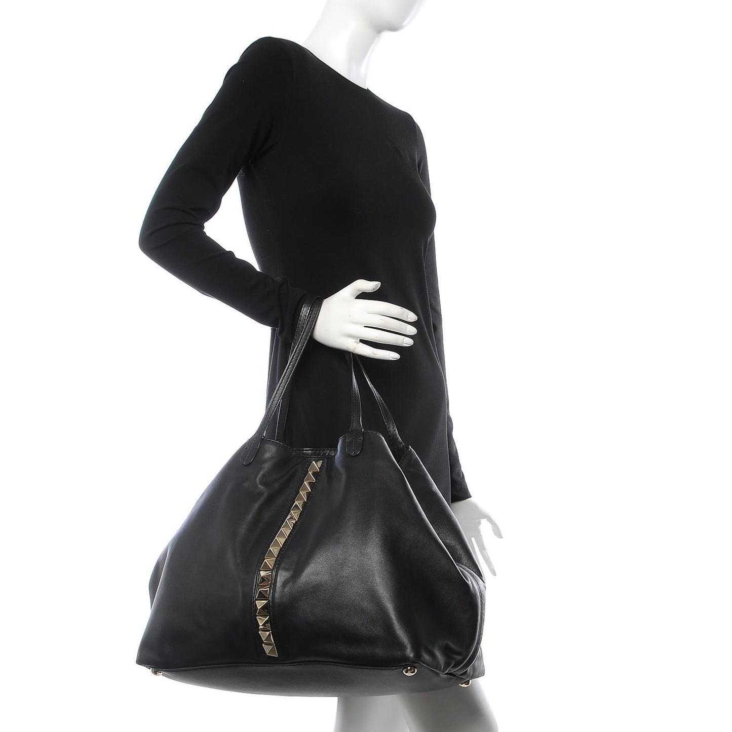 Calfskin Va Va Voom Tote Black