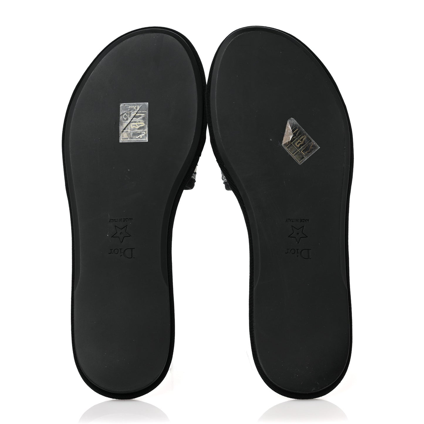 Canvas Embroidered Toile De Jouy Chez Moi Sandal 40 Black
