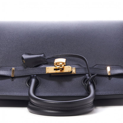 Hermes Madame Calfskin Birkin Sellier 30 Black 8 of 32