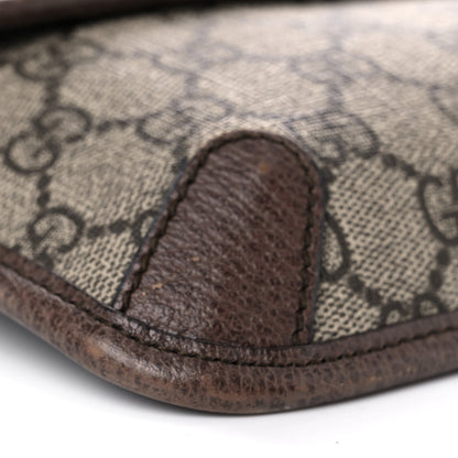 Gucci GG Supreme Monogram Neo Vintage Web Belt Bag Brown 9 of 19