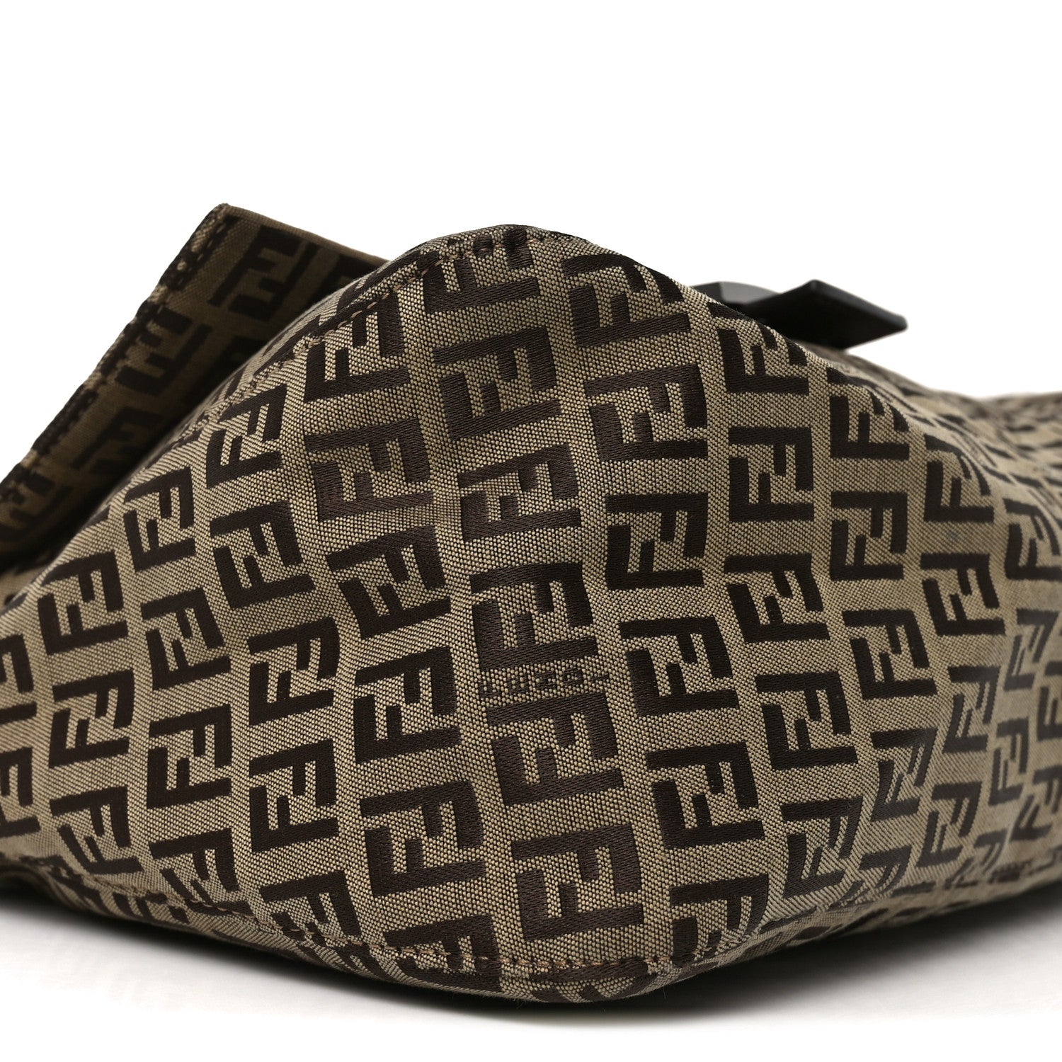 Fendi Zucchino Vitello Mama Baguette Testa di Moro Beige 9 of 10