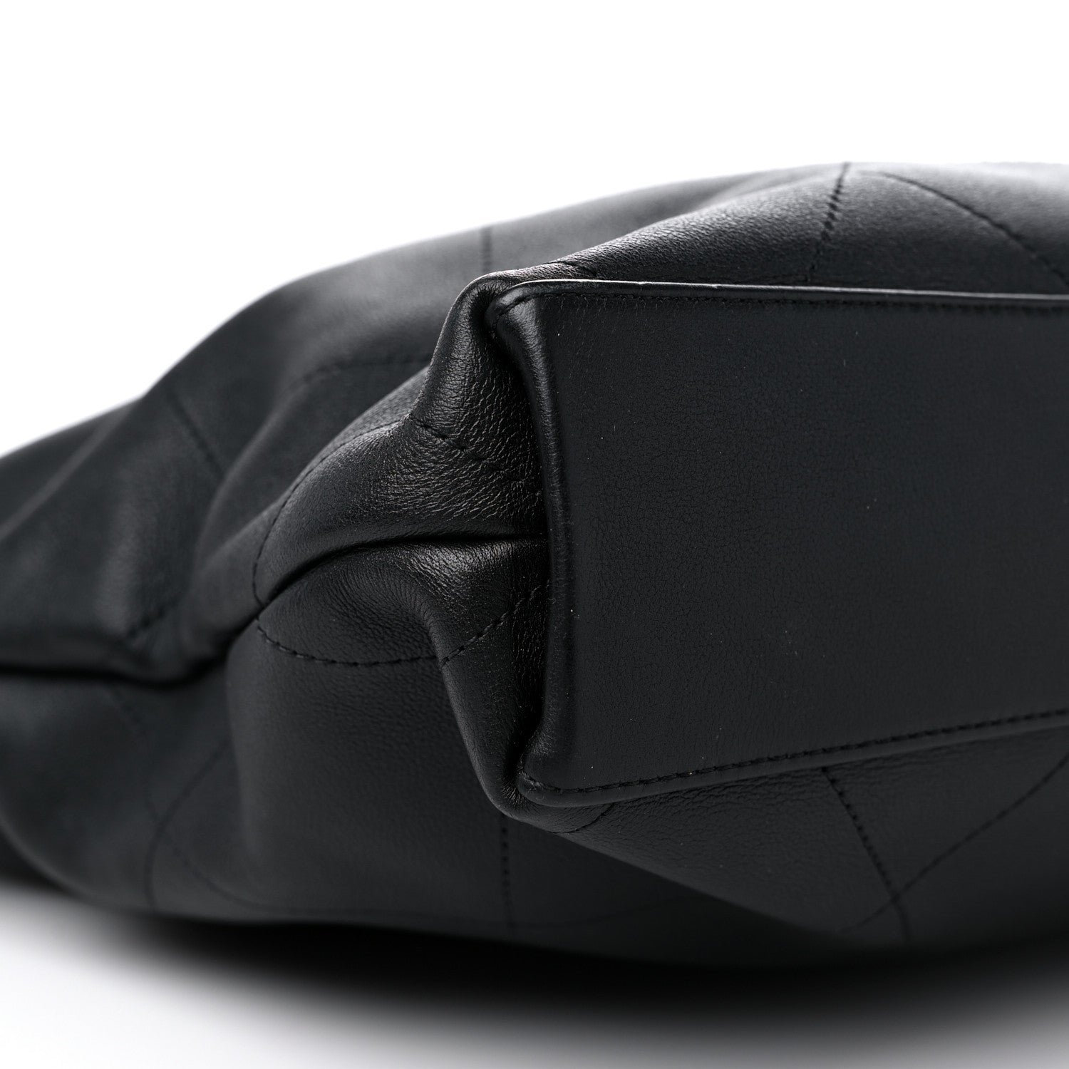 Chanel Calfskin Stitched Medium Shopping Tote Black 8 of 12