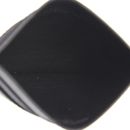 Saint Laurent Calfskin Smoking Forever Patch Credit Card Case Black 5 of 7