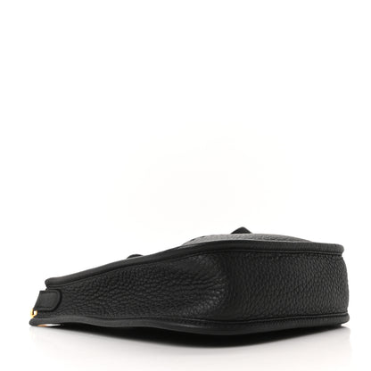 Hermes Taurillon Clemence Evelyne TPM Black 4 of 10