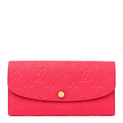 Louis Vuitton Empreinte Emilie Wallet Hot Pink 1 of 9