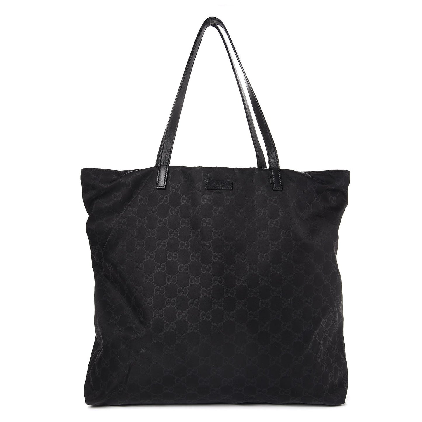 Nylon Monogram Large Tote Black