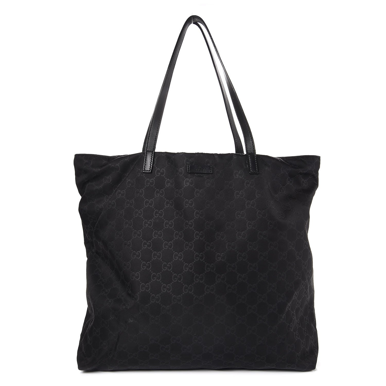 Gucci Nylon Monogram Large Tote Black 1 of 12