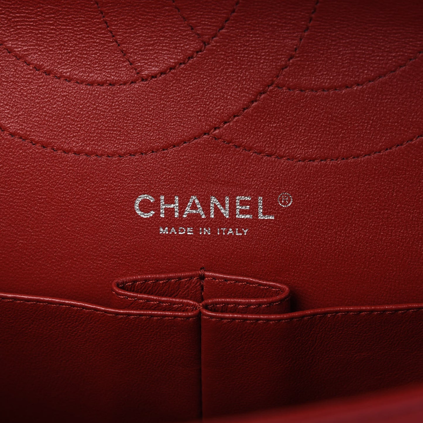 Aged Calfskin Quilted 2.55 Reissue 227 Flap Red