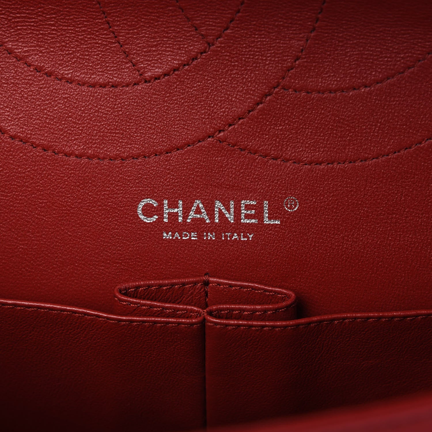 Chanel Aged Calfskin Quilted 2.55 Reissue 227 Flap Red 8 of 10