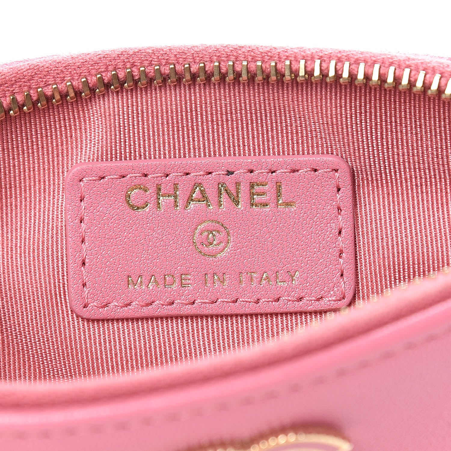 Chanel Sheepskin Quilted Small Vintage Mademoiselle Cosmetic Case Dark Pink 6 of 8