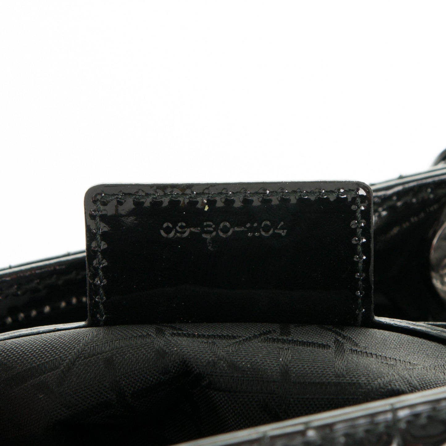 Patent Cannage Medium Lady Dior Black