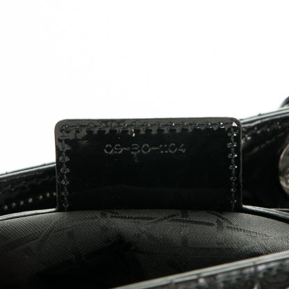 Christian Dior Patent Cannage Medium Lady Dior Black 8 of 8