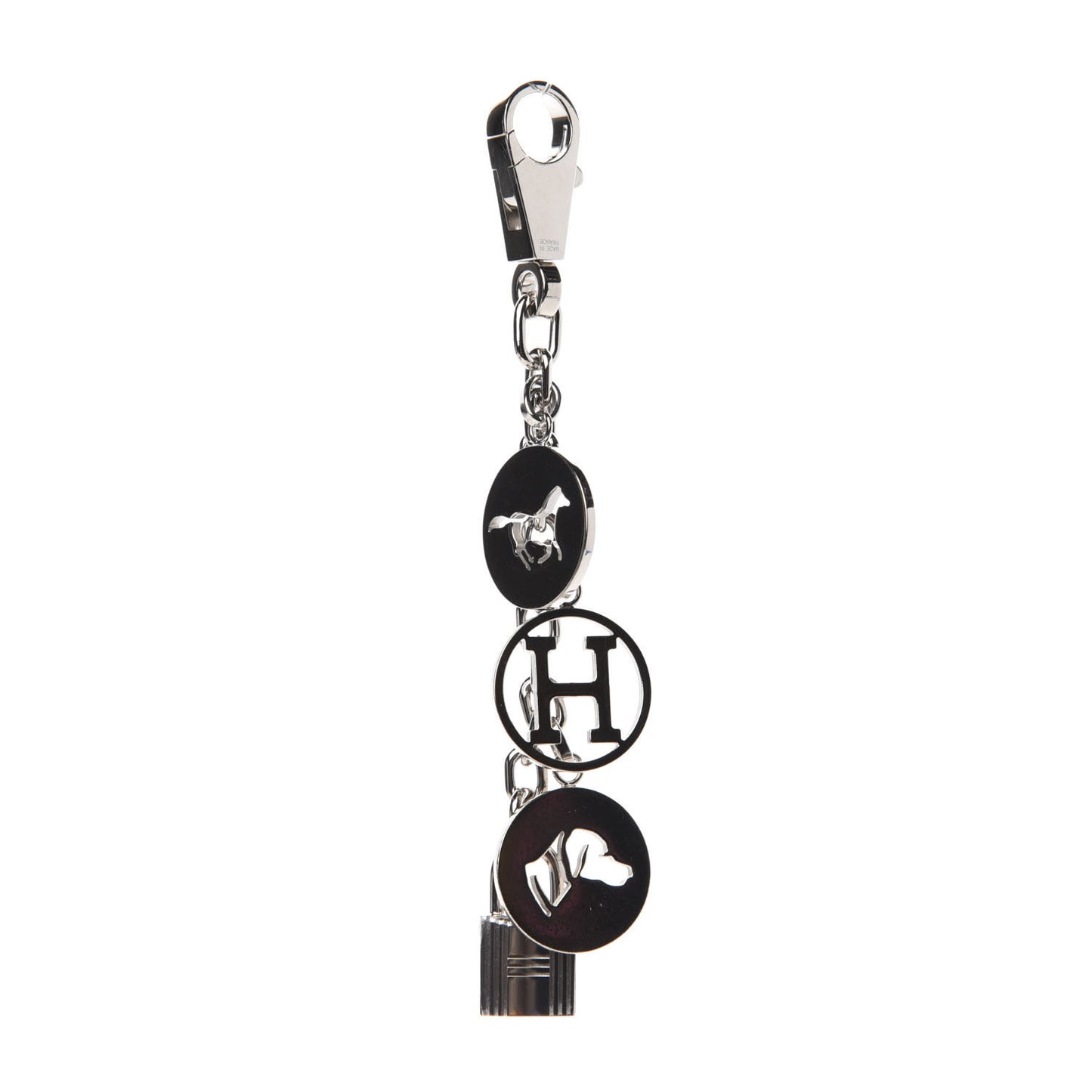 Palladium Breloque Bag Charm Silver