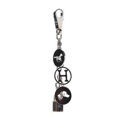 Hermes Palladium Breloque Bag Charm Silver 1 of 5