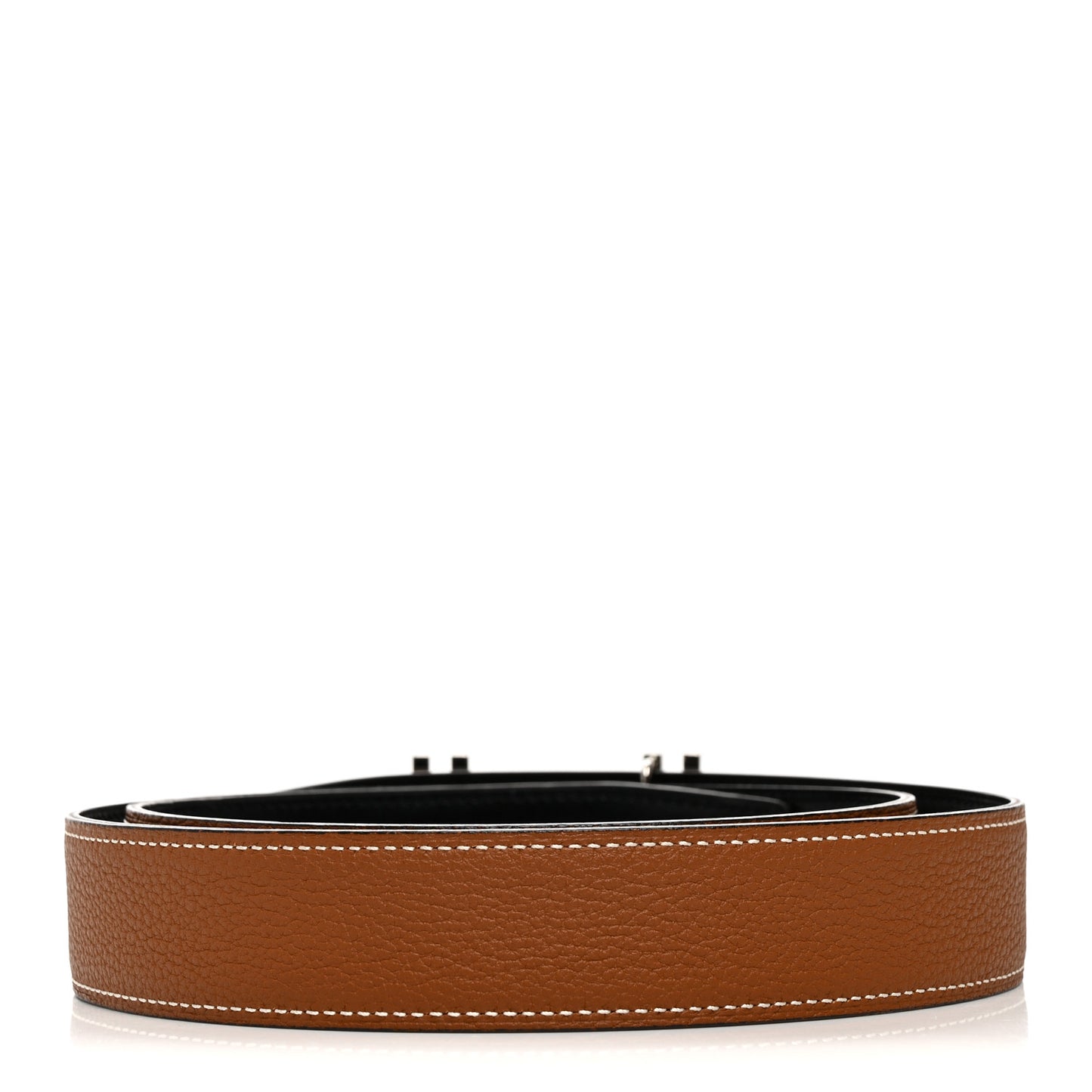 Box Togo 32mm Au Carre H Belt 90 36 Black Gold
