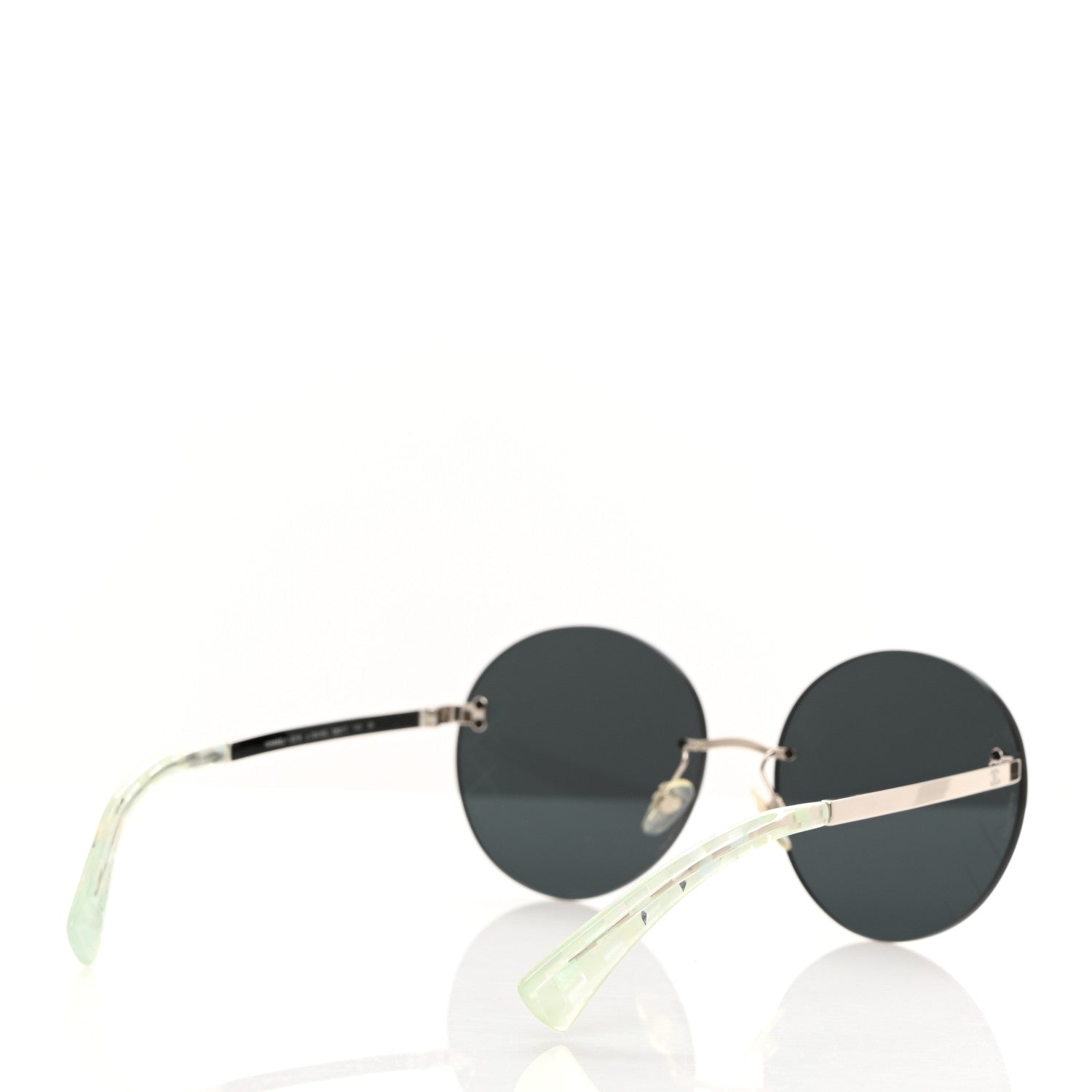 Chanel Mirrored Round Sunglasses 4216 Purple 4 of 7