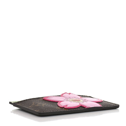 Louis Vuitton LV X TM Monogram Cherry Blossom Card Holder Sakura Brown 4 of 8