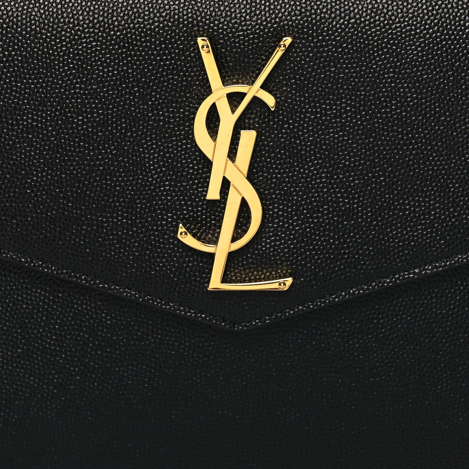 Saint Laurent Grain De Poudre Uptown Pouch Black 8 of 10