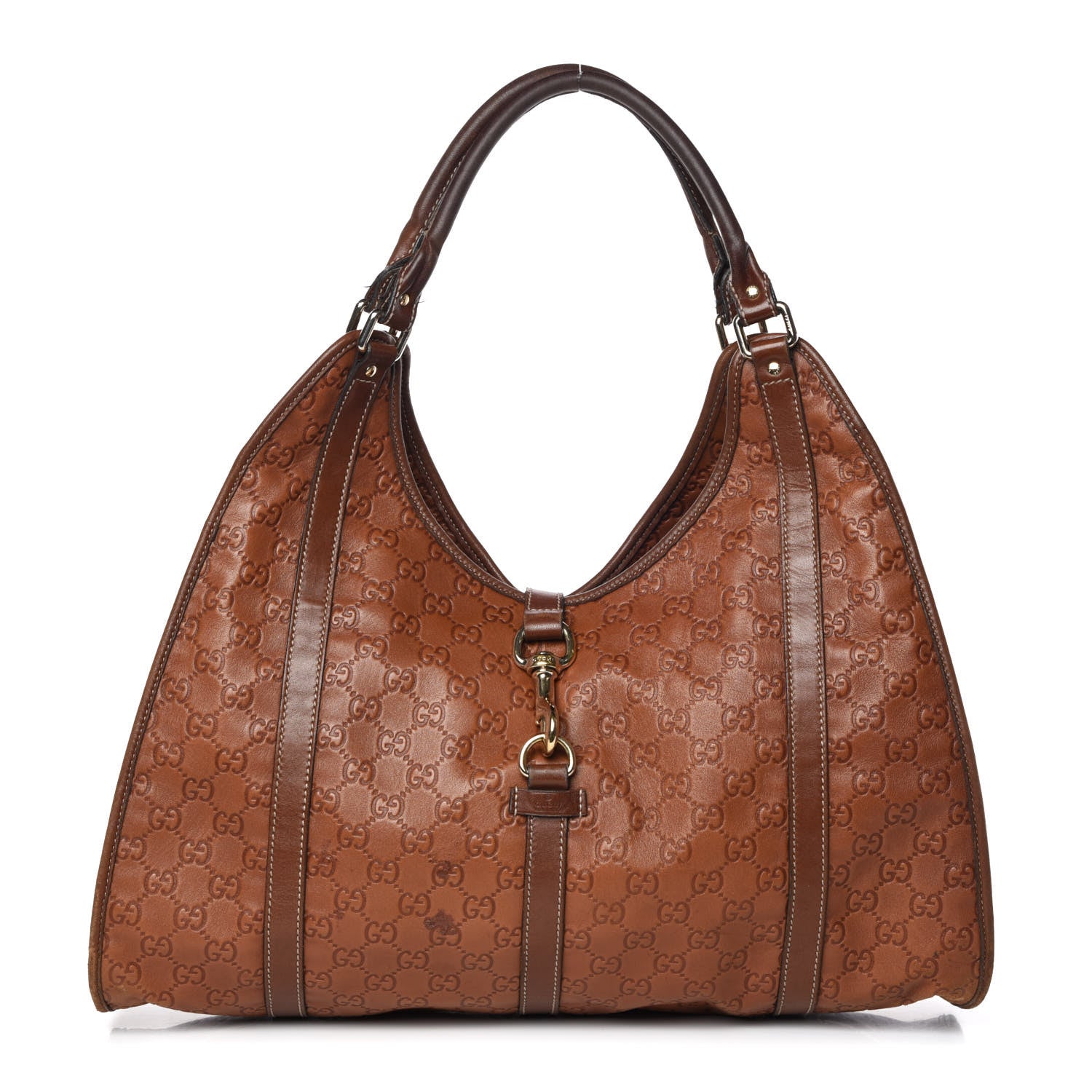 Gucci Guccissima Large Joy Shoulder Bag Brown 1 of 21